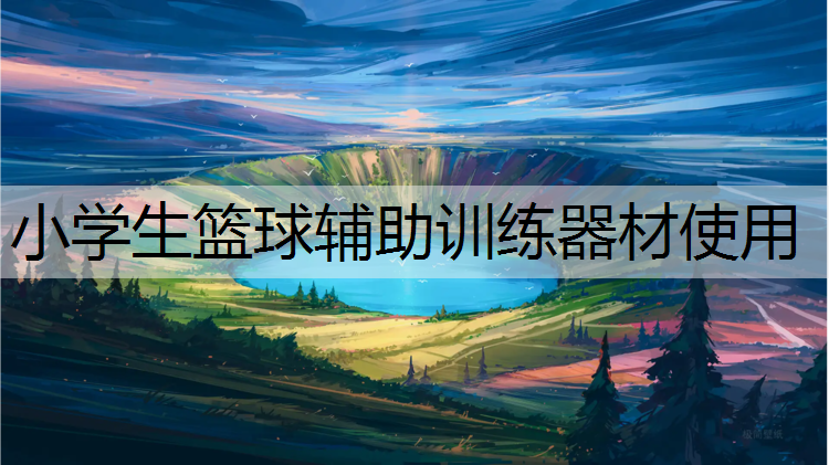 小学生篮球辅助训练器材使用