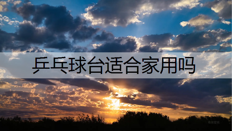 乒乓球台适合家用吗
