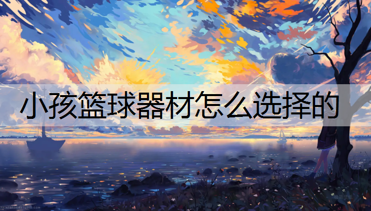 小孩篮球器材怎么选择的